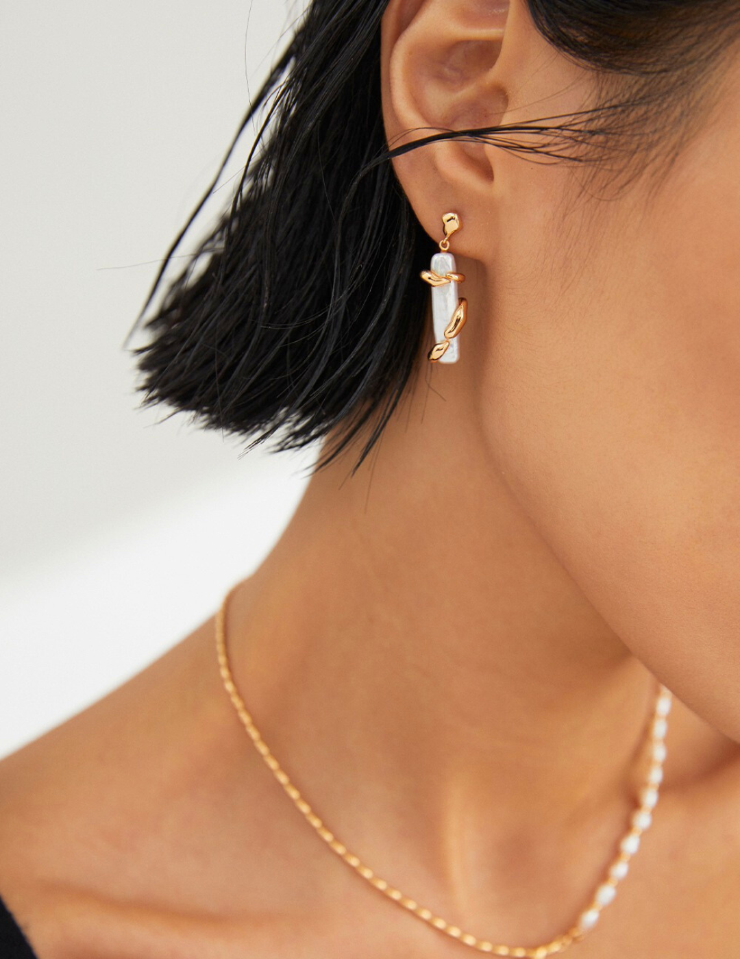 Boucles d'oreilles Étreinte d’Or