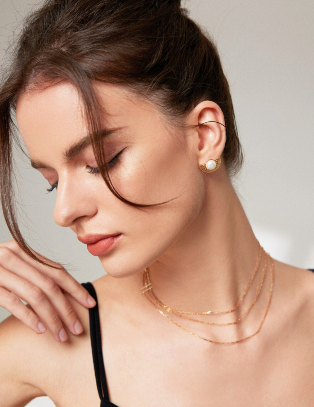 Boucles d'oreilles Éventail d’Or