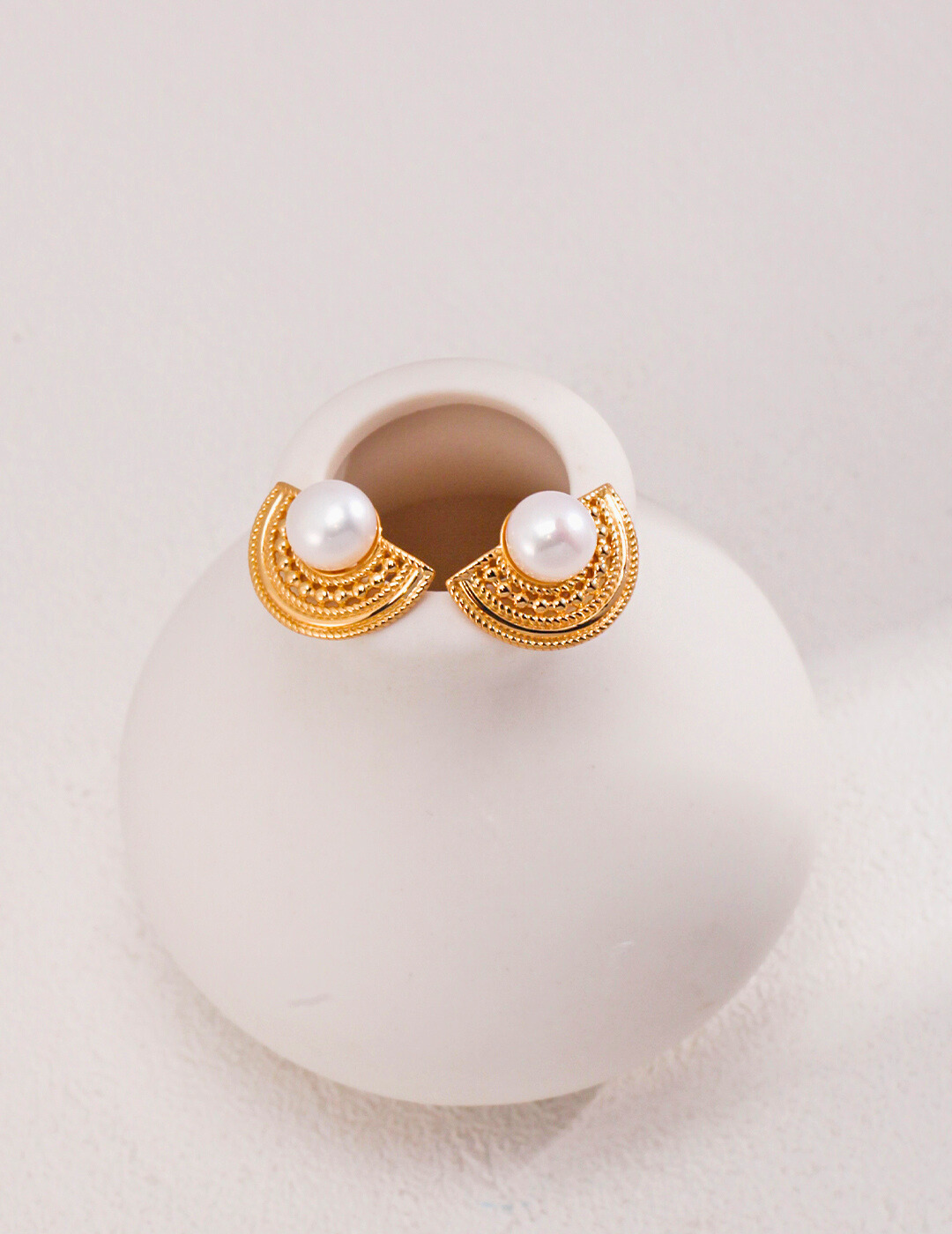 Boucles d'oreilles Éventail d’Or