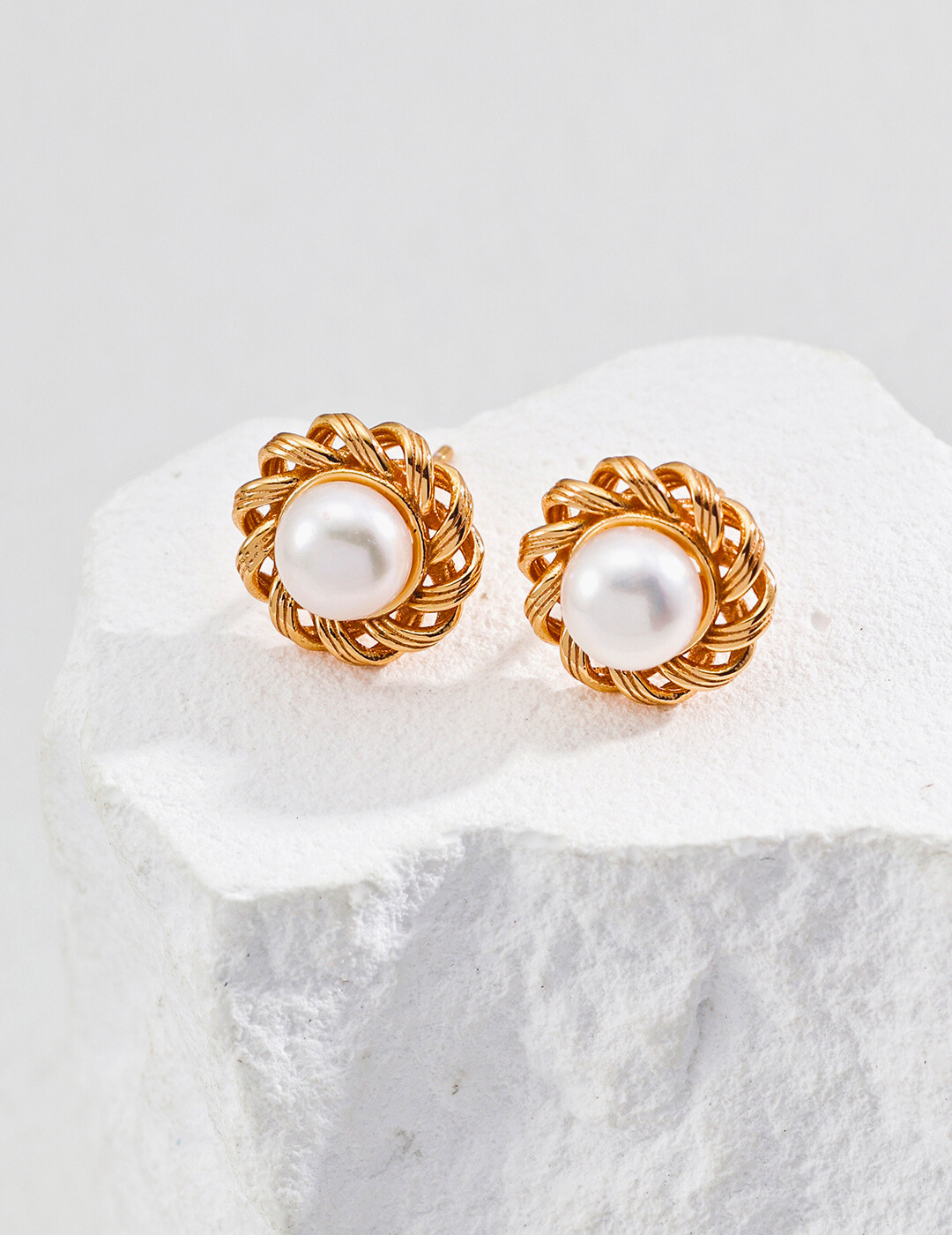 Boucles d'oreilles Éclat Tressage