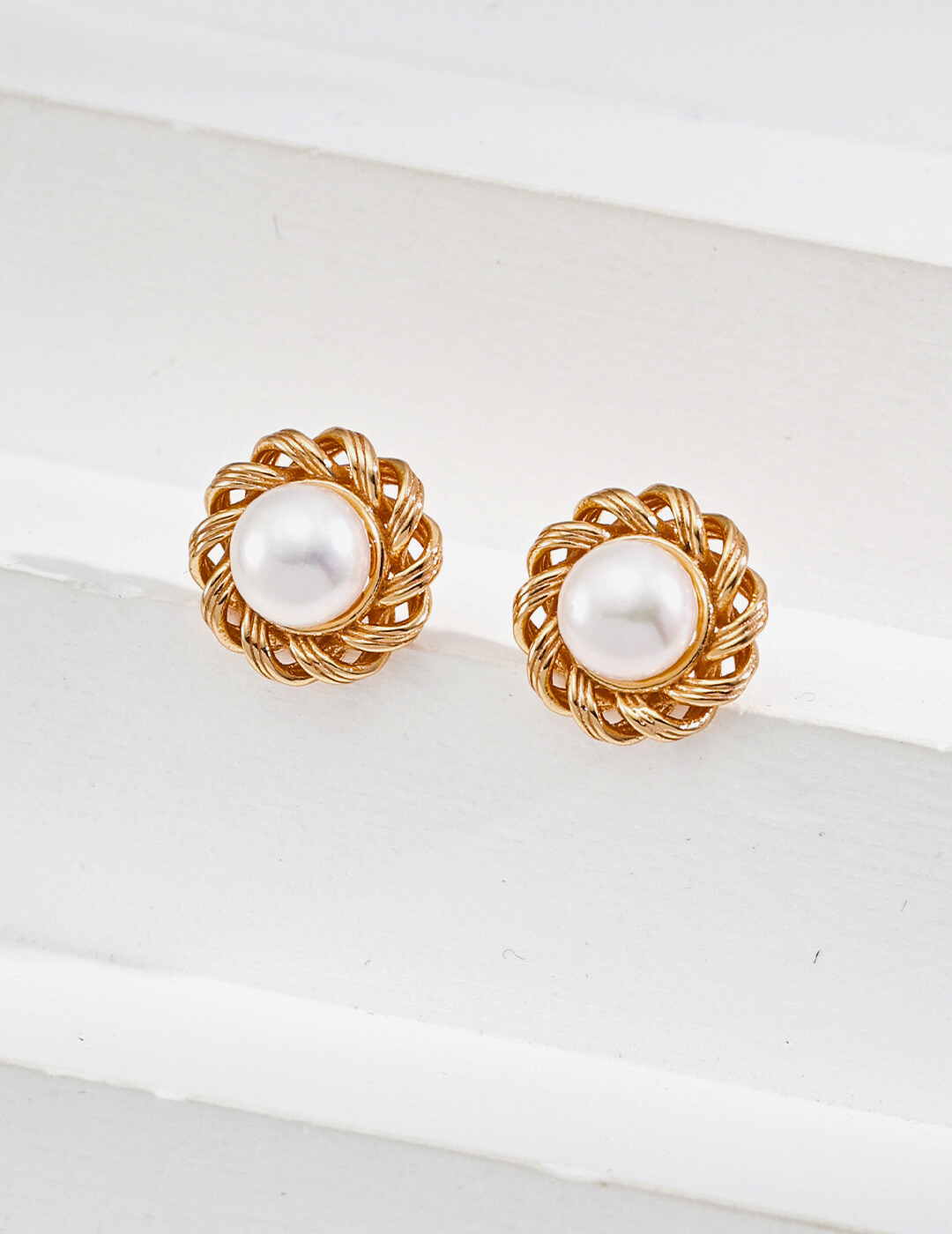 Boucles d'oreilles Éclat Tressage