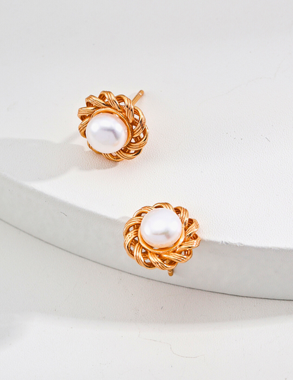 Boucles d'oreilles Éclat Tressage