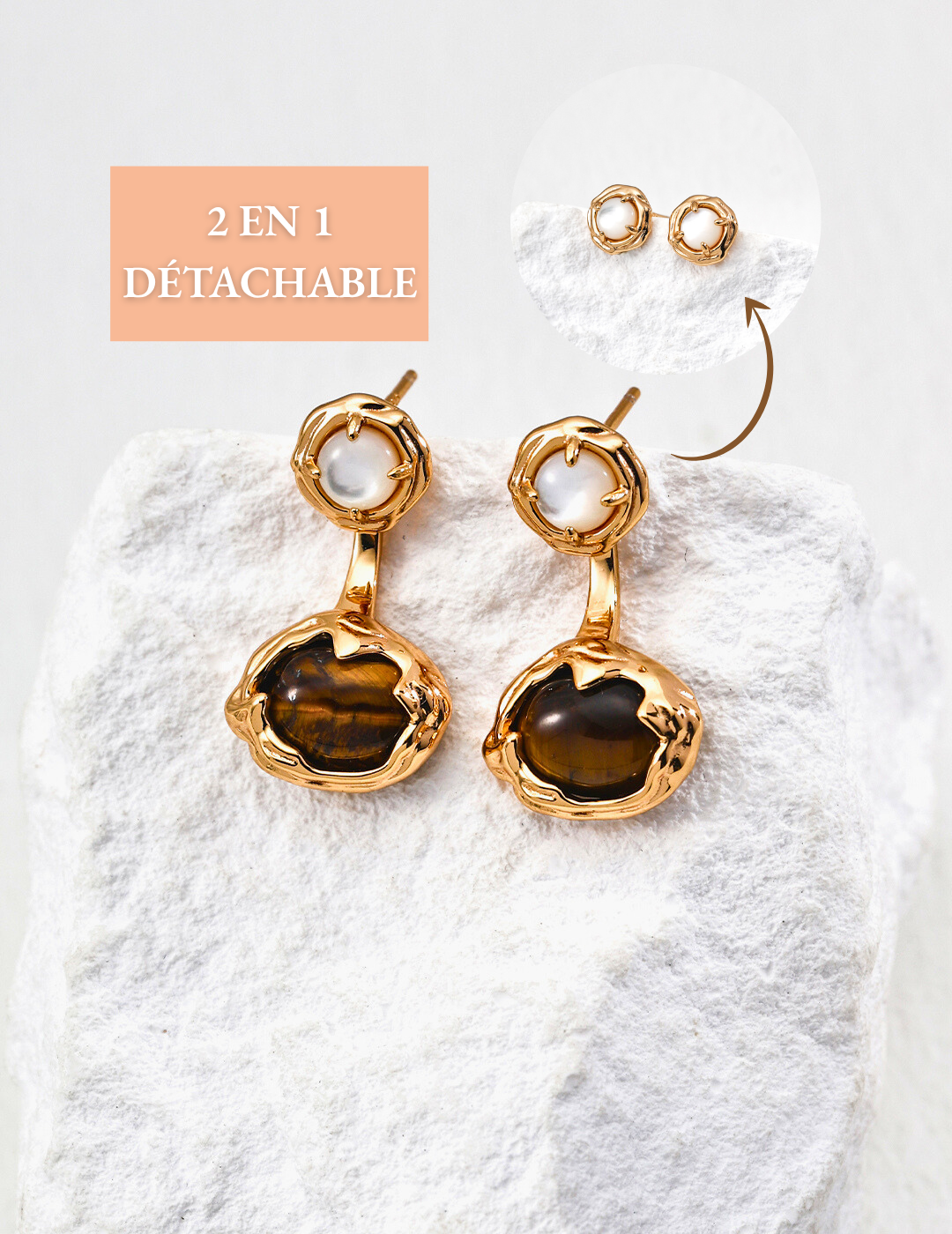 Boucles d'oreilles Dialogue Silencieux