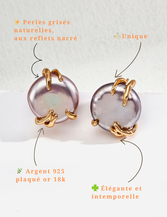 Boucles d'oreilles Éclats d’Iris