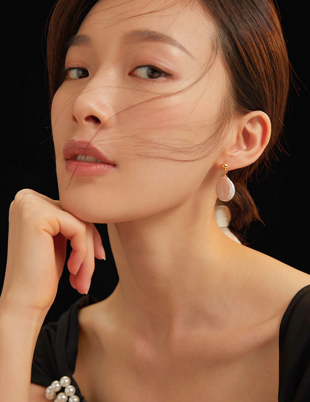 Boucles d'oreilles Baroque unique