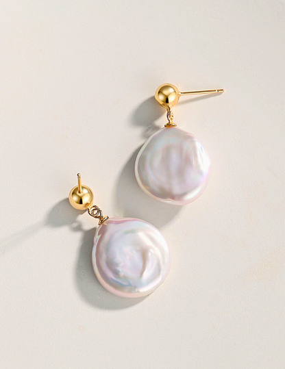 Boucles d'oreilles Baroque unique